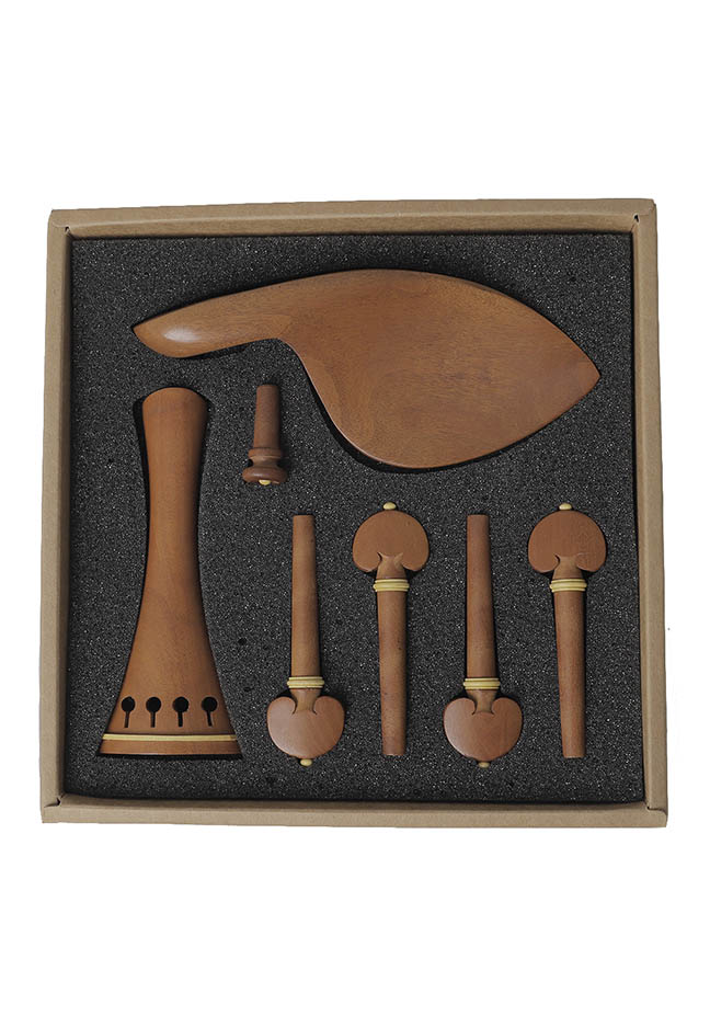 高檔小提琴4棗木配件4件套