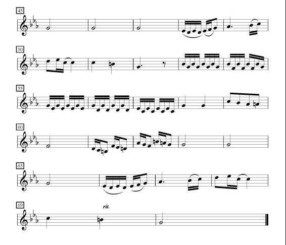 《天空之城》小提琴譜