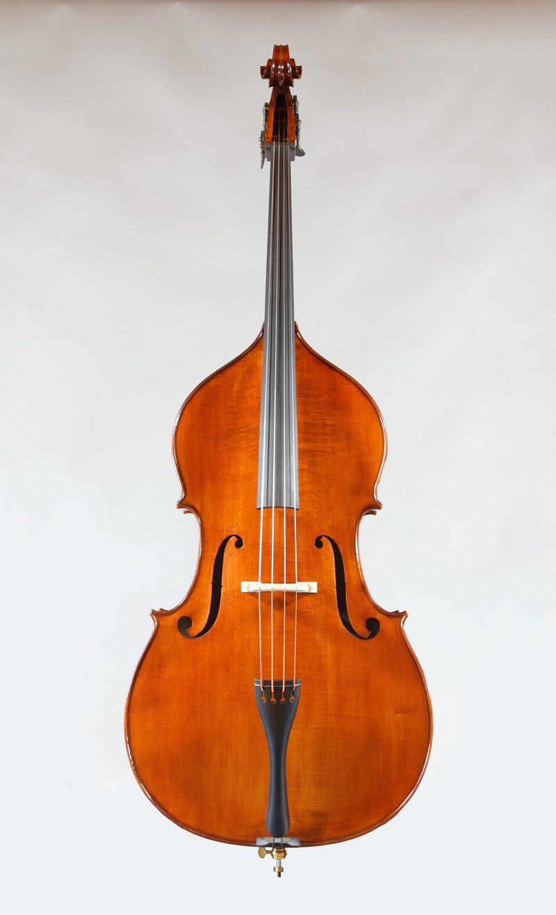 3/4淺色仿古低音提琴