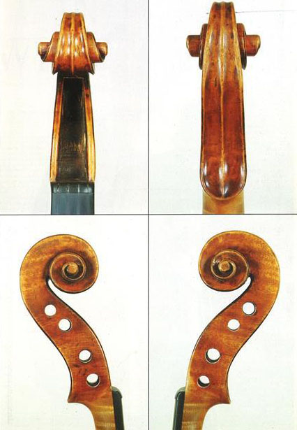 1704 年小提琴“Betts”琴頭