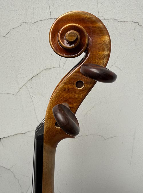 川料獨板虎紋楓4/4手工小提琴